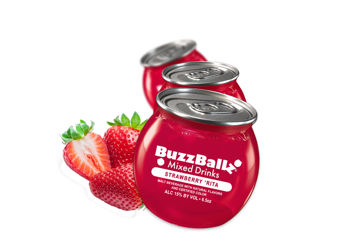 Buzzballz Mixed Drinks - Strawberry 'Rita (6.5oz can)